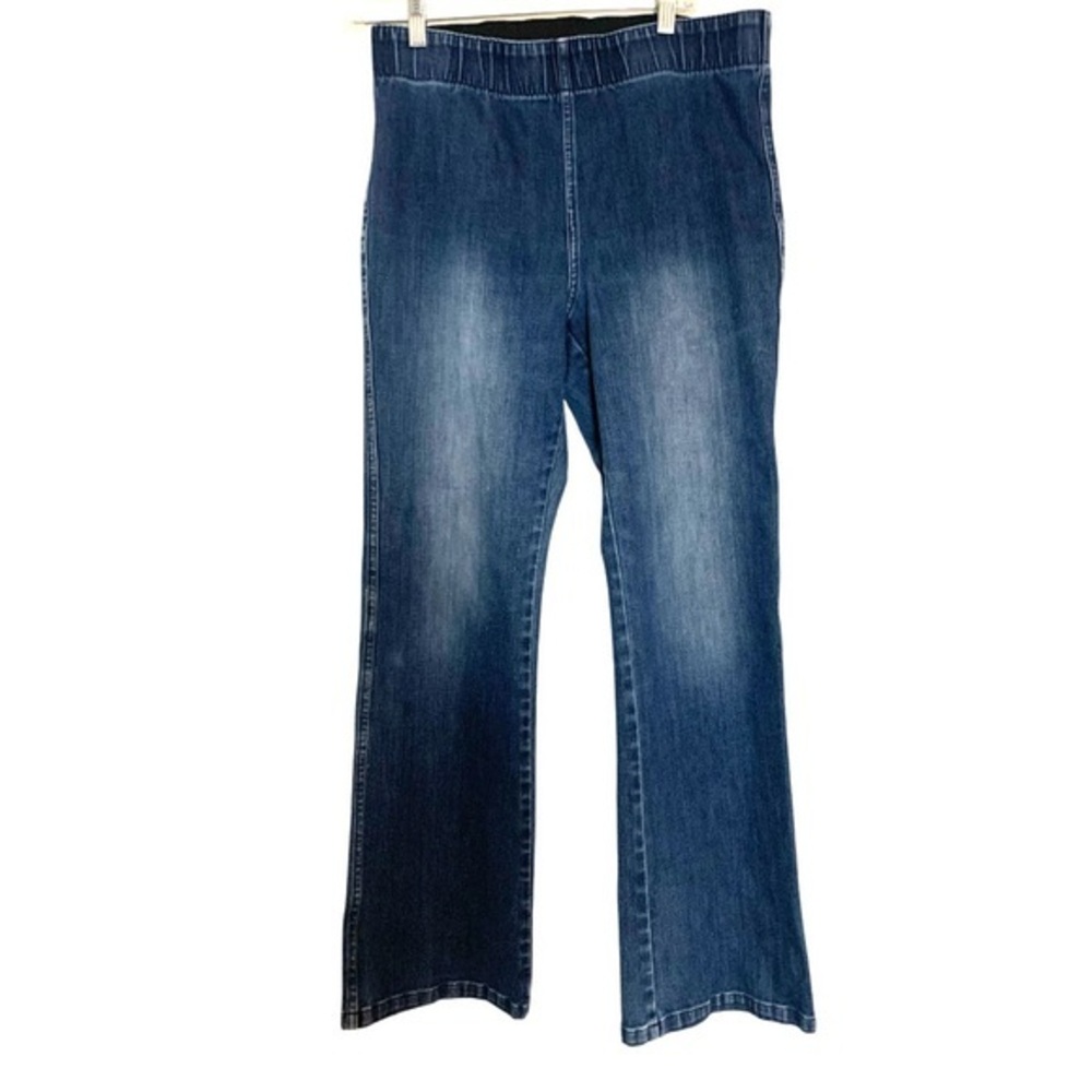 Soft Surroundings Indigo Denim Jeans Pants Straight Leg Medium
